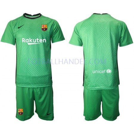 Barn Fotballdrakter Keeper FC Barcelona 2020-21 Kortermet M001